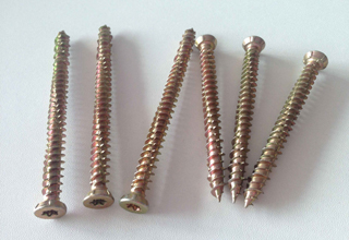 China Yellow Zinc Plated Galvanized Concrete Screw 7.5X82