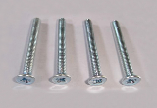 China Zinc Plated Galvanized Countersunk Screw for Plastic, 3.1 x 21
