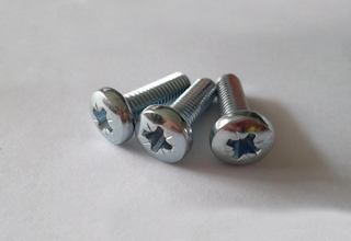 China Zinc Plated Galvanized Pan Head Screw for Metal, 2.2 x 8