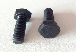 China Black Hexagon Head Bolts DIN 933, M10x35