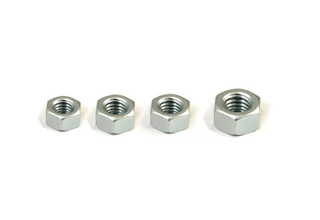 Zinc Plated Galvanized Carbon Steel Hex Nuts M6