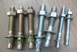 China Zinc Plated Galvanized Carbon Steel Wedge Anchor Assembly M8X120