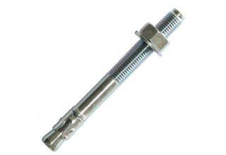 Zinc Plated Galvanized Carbon Steel Wedge Anchor Assembly M10X170
