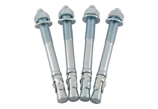 Zinc Plated Galvanized Carbon Steel Wedge Anchor Assembly M12X300