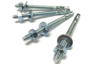 Zinc Plated Galvanized Carbon Steel Wedge Anchor Assembly M10X200