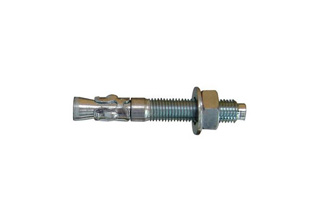 China Zinc Plated Galvanized Carbon Steel Wedge Anchor Assembly M10X60