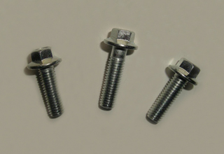 Flange Bolts, Zinc Plated Galvanized DIN6921 M10X1.25X30