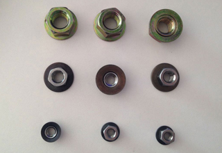 Nut+Convex Spring Washer, Yellow Zinc Plated M10