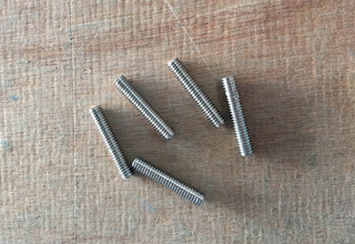Lead Screws, Stainless Steel 304 Lead Screws, M1 X 15 X 0.25