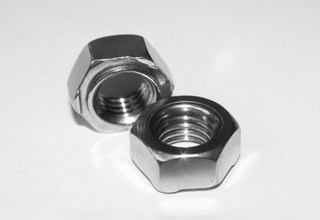 Hex Weld Nuts, Zinc Plated Galvanized Carbon Steel DIN929 M8