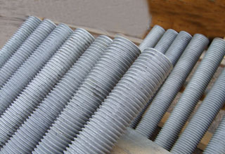 Threaded Rods, Hot Dip Galvanized Threaded Rods Grade 4.6, M10X3000mm
