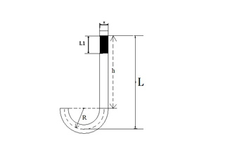 J Bolts, Stainless Steel 316 J Type Foundation Anchor Bolts, M26X120mm