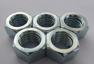 Hexagon Nuts, Zinc Plated Galvanized Hexagon Nuts Din934 M8