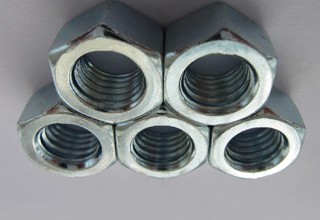Hexagon Nuts, Zinc Plated Galvanized Hexagon Nuts Din934 M10