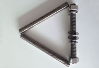 Stainless Steel Stud Bolt With Nuts and Washers, M22X170mm