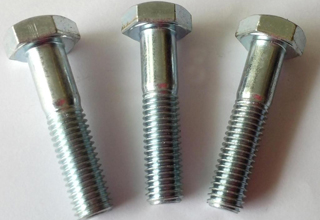 DIN 931, Zinc Plated Galvanized DIN 931, M6x100mm