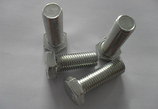 Hexagon Head Bolts, Zinc Plated Galvanized DIN 933, M4x25