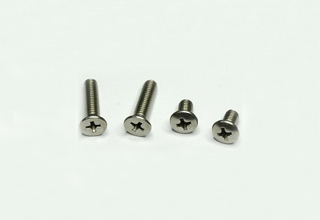 Aluminium Alloy Machine Screws, Countersunk Hex Head M5 x 35mm