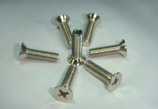 Titanium Alloy Machine Screws, Countersunk Hex Head M5 x 35mm