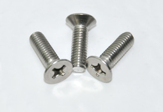 Titanium Alloy Machine Screws, Countersunk Hex Head M6 x 45mm