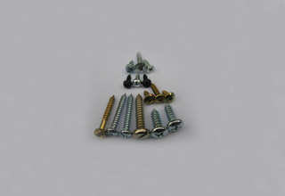Zinc Plated Self Tapping Screws, Pan Phillips Drive Head, 4.7X12.7mm