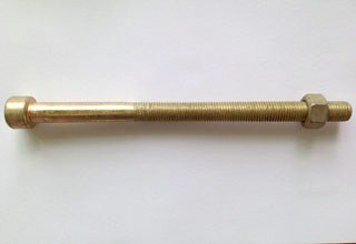 Zinc Plated Galvanized Carbon Steel Leaf Spring Center Bolts with Nuts M12X193