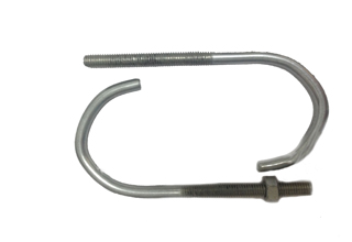 Zinc Plated Galvanized Carbon Steel J Hook with Nuts M8X109