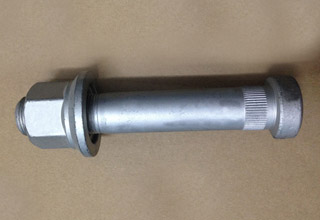 Zinc Plated Galvanized Alloy Steel Wheel Bolts Assembly M22X142