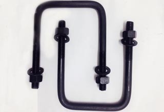 Carbon Steel U Bolts with Flat Washers and Nuts M16X104X150