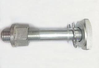 Zinc Plated Galvanized Carbon Steel T Bolts Assembly M22X143