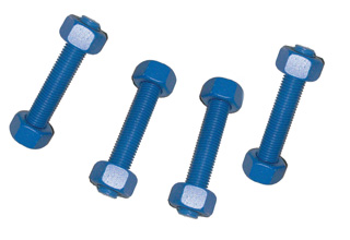 China ASTM A193 B7 Stud Bolts C/W 2 Nuts A194 GR.2H, 3/4X115