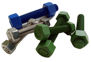 China ASTM A193 B7 Stud Bolts C/W 2 Nuts A194 GR.2H, 7/8X120