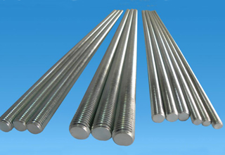 Zinc Plated Threaded Rod With Nuts, 3/8X1000