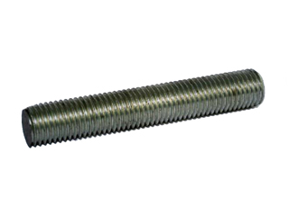 Zinc Plated Threaded Rod With Nuts, 1/4X1000