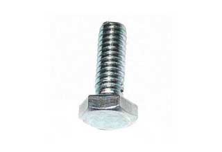 Din 933 Silver Zink-Coated Screws, M10x30
