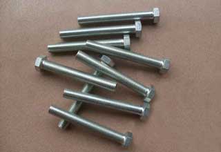 China Din 933 Silver Zink-Coated Screws, M10x25
