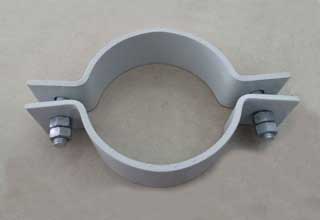 China PVC Coating U-Clamps With 2 Bolts And 4 Nuts,50 X 6 X 119/M16 X 50