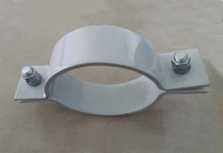 China PVC Coating U-Clamps With 2 Bolts And 4 Nuts,110 X 12 X 462/M20 X 100