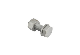 5/8 A193 B7 Stud Bolt C/W 2PC A194 2H Heavy Hex Nut , H.D.G