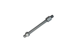 3/4 A193 B7 Stud Bolt C/W 2PC A194 2H Heavy Hex Nut , H.D.G