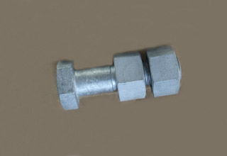 China Stud Bolt C/W 2PC A194 2H Heavy Hex Nut,5/8x 80