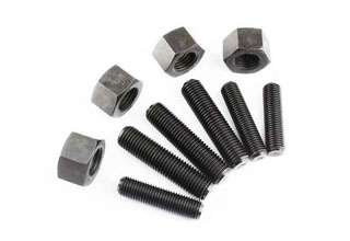 ASTM A193 B7 Stud Bolts With ASTM A194 2H Heavy Hex Nuts, 1X3000