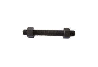 ASTM A193 B7 Stud Bolts With ASTM A194 2H Heavy Hex Nuts, 1-3/8X3000
