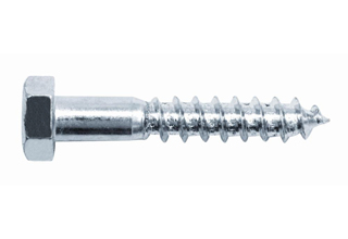 Coach Screws, Carbon Steel M12 x 100mm