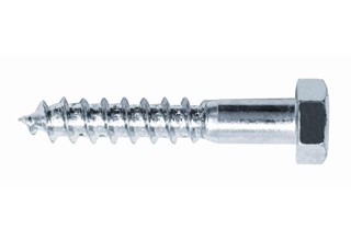 Coach Screws, Carbon Steel M12 x 120mm