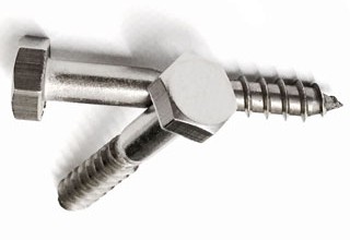 Coach Screws, Stainless Steel M6 x 60mm