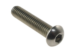 Button Head Hex Socket Cap Screws, Stainless Steel M8x36mm