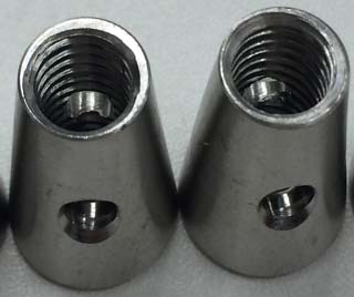 SS304 Tapered Nut M8 6