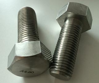 DIN933 A4-80 Hex Bolt M48X120 2