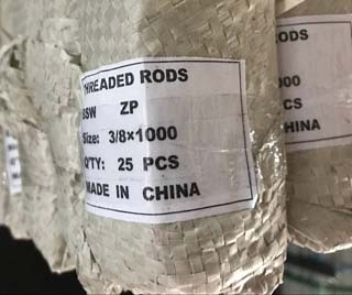 ZP Threaded Rods, 1m threaded rods, Carbon Steel Zinc Plated Threaded Rods